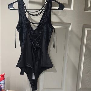 Guess back Lace-Up Bodysuit.